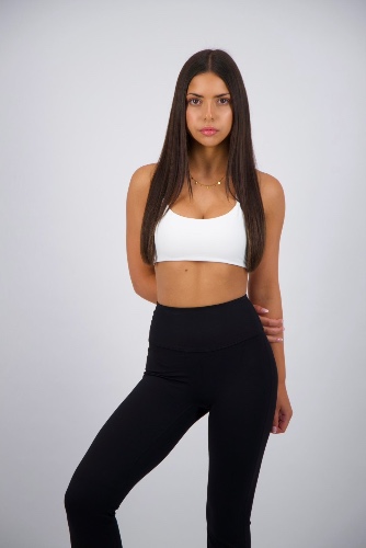 WHITE KLEO CROP | WHITE / XS
