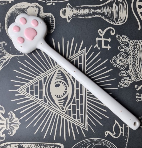 BDSM Paw impact toy hammer, pet play - White