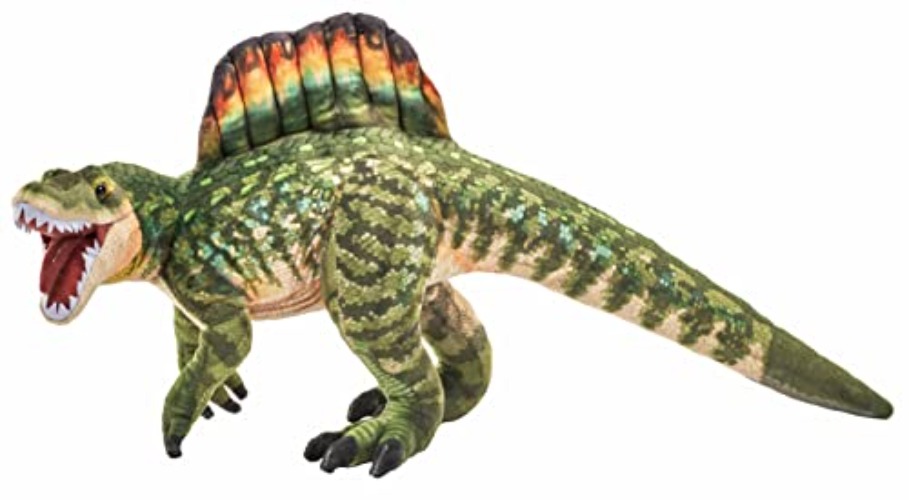 Wild Republic Artist Collection, Dinosaur Spinosaurus, Gift for Kids, 15 inches, Plush Toy, Fill is Spun Recycled Water Bottles