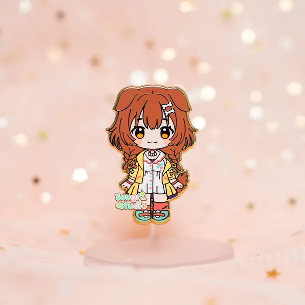 Holo Vtuber Korone Enamel Pin, Fan Merch
