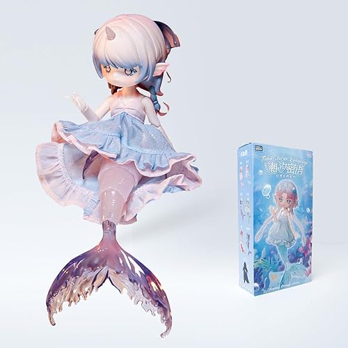 XiDonDon Antu Mermaid-Serie Actionfiguren 1/12 BJD-Puppen Niedliche Figuren mit Puppenkleidung Sammlerstücke Geburtstagsgeschenk (Single Box) - Single Box