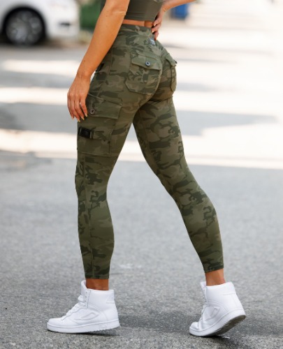 Cargo Fitness Leggings - Camo | M / Camo