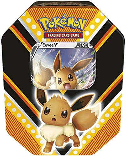 Pokemon Power Eevee Tin Box Cards Collection ENG