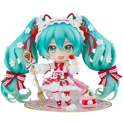 Figure Miku, Figure Anime Miku Statue, Teste intercambiabili mobili e parti anime Action Figura Ornamenti Regali per i fan