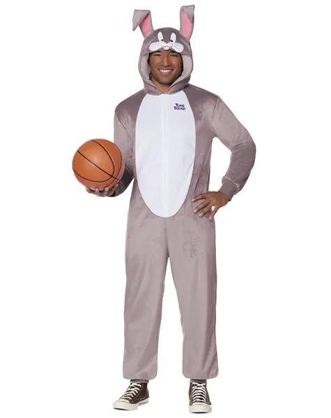Spirit Halloween Adult Space Jam Bugs Bunny Union Suit