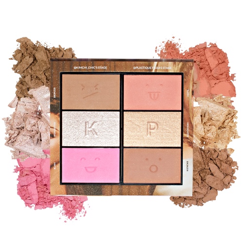 KIMCHI X PLASTIQUE Nude Sensation: Blush, Bronzer & Highlighter Palette | Default Title