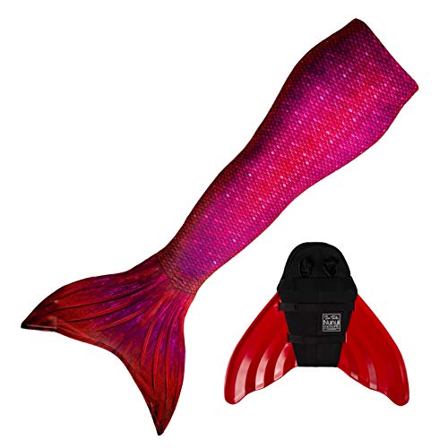 Mermaid Tail Fiji Red - Red Monofin
