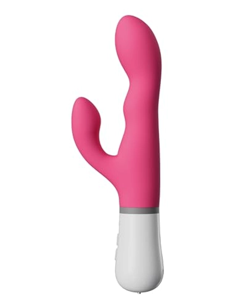 LOVENSE Nora Rabbit Vibrator, Powerful Stimulator with Rotating Head and Vibrating Arm, Rechargeable and Waterproof with Smartphone Wireless Bluetooth