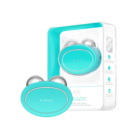 FOREO BEAR Microcurrent Facial Device | Face Sculpting Tool | Instant Face Lift | Firm & Contour | Chin Lift | Non-Invasive | Increases Absorption of Facial Skin Care Products - Mint