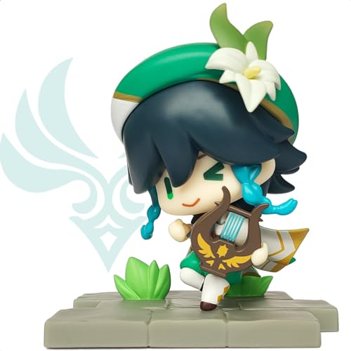 KOOLIYA Genshin Impact Figure - Battle Stance Mondstadt Edition - Venti, Capsule Toy Ornaments Best Gift Collection for Anime Game Fans (Venti) - Venti-1