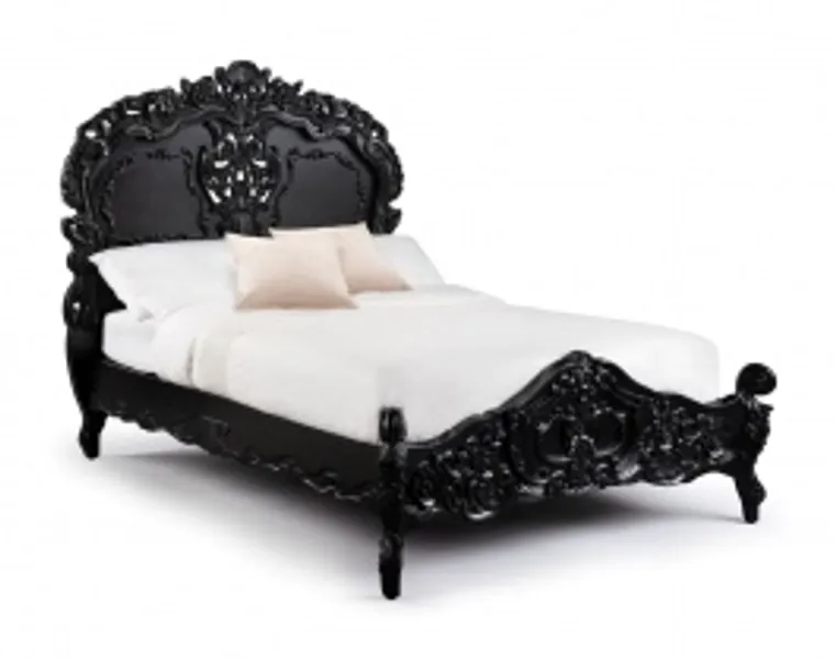 Rococo Noir French Style Bed