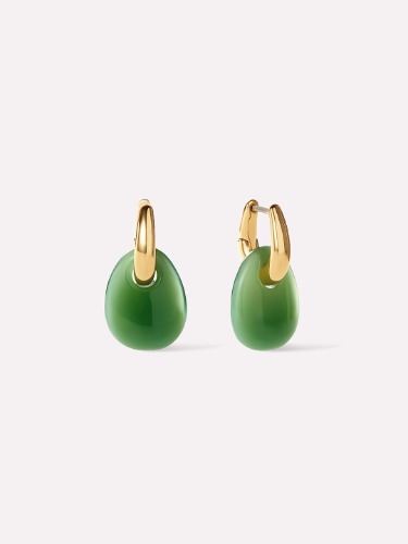 Gold Drop Earrings - Kayla | Ana Luisa Jewelry