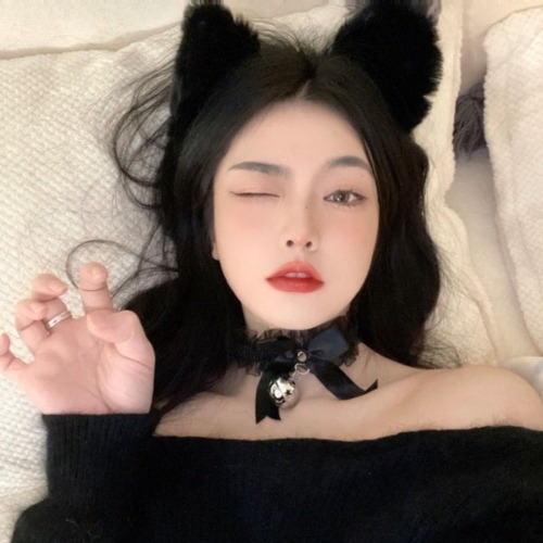 Cosplay Cat Ears - Black