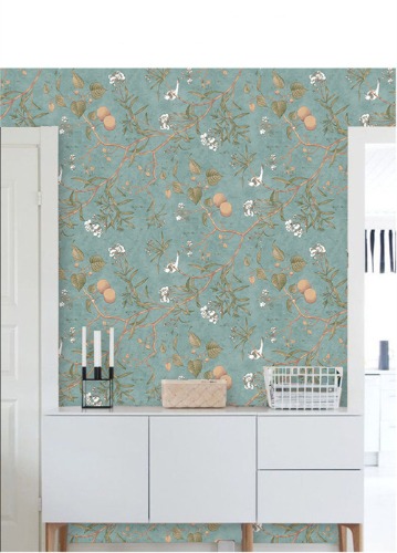 Faizudeen Peel & Stick Floral Wallpaper