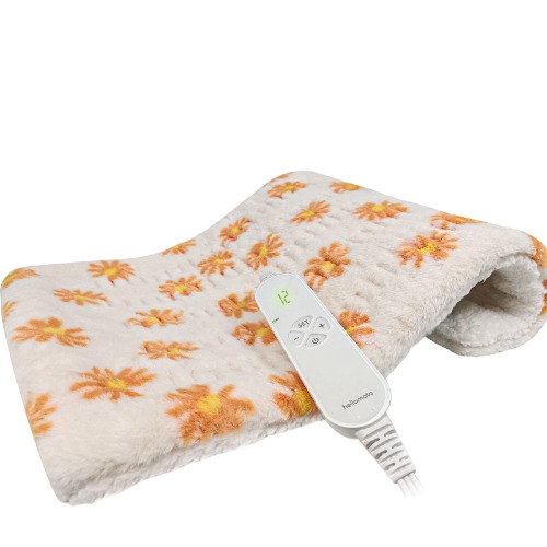 HELLOMOTO Heating Pad for Pain Relief, Electric Heating Pad for Back Pain and Cramps -12 Heat Settings with Auto Off,12 Inch x 24 Inch, Machine Washable-OW01 - 