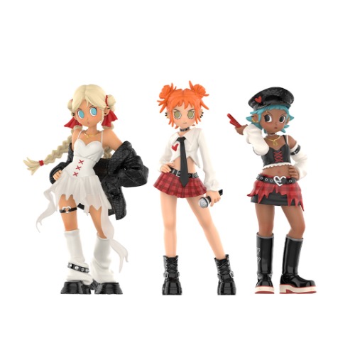 POP MART Peach Riot Bloody Valentine 100% Figurine Set | Set of 3 Figures