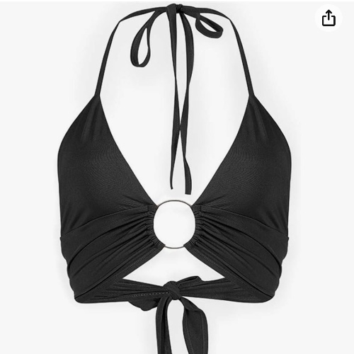 FieryLove Sexy Deep V-Neck Halter