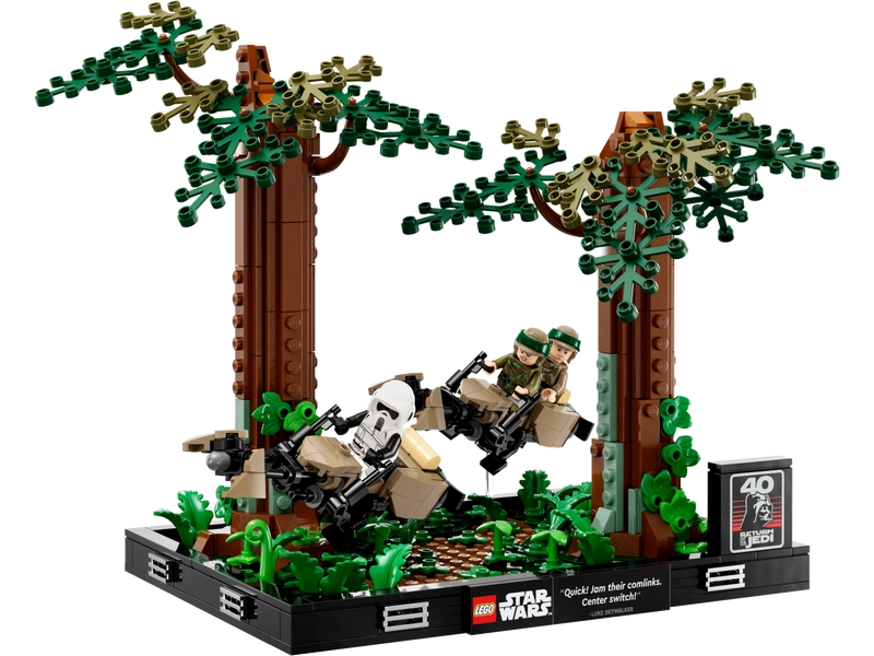 Endor™ speederachtervolging diorama 75353 | Star Wars™ | Officiële LEGO® winkel BE 