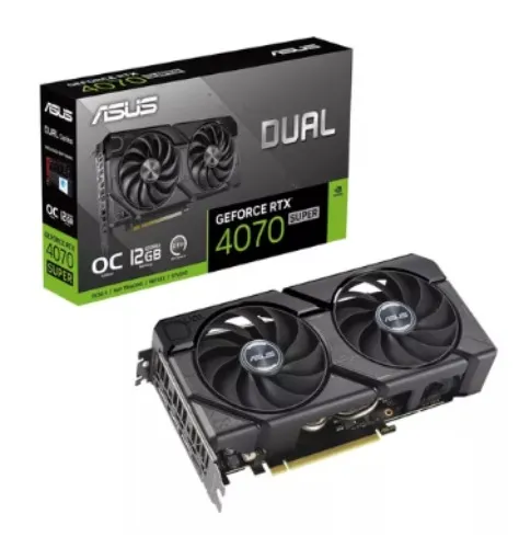 Asus Dual Geforce Rtx 4070 Super Evo Oc Edition 12gb Gddr6x Dual-rtx4070s-o12g-evo Video Card