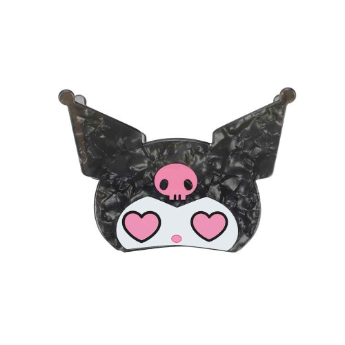 Kuromi Heart Eyes Hair Clip