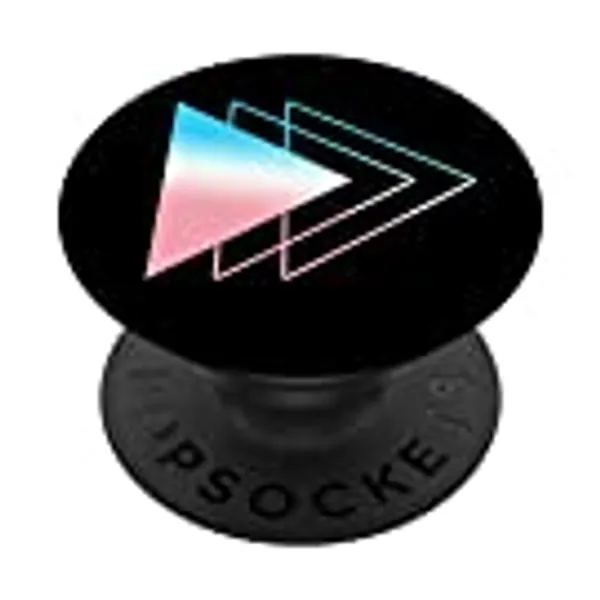 Trans Pride Transgender Subtle Geometric LGBTQ LGBT PopSockets Swappable PopGrip