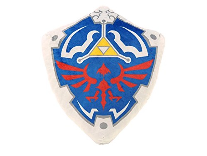 San-Ei, The Legend of Zelda Plüschkissen Triforce in Schildform, 40 cm, Mehrfarbig
