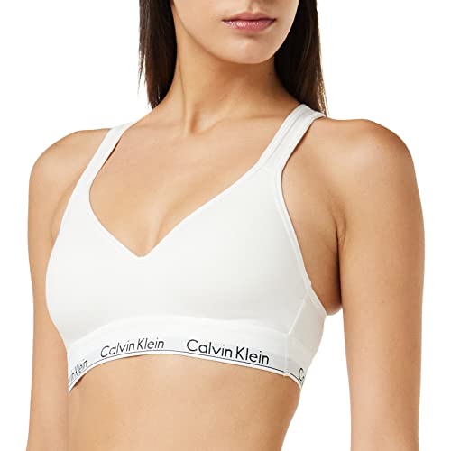 Calvin Klein Damen BH Bralette Lift Gepolstert - XS - Weiß