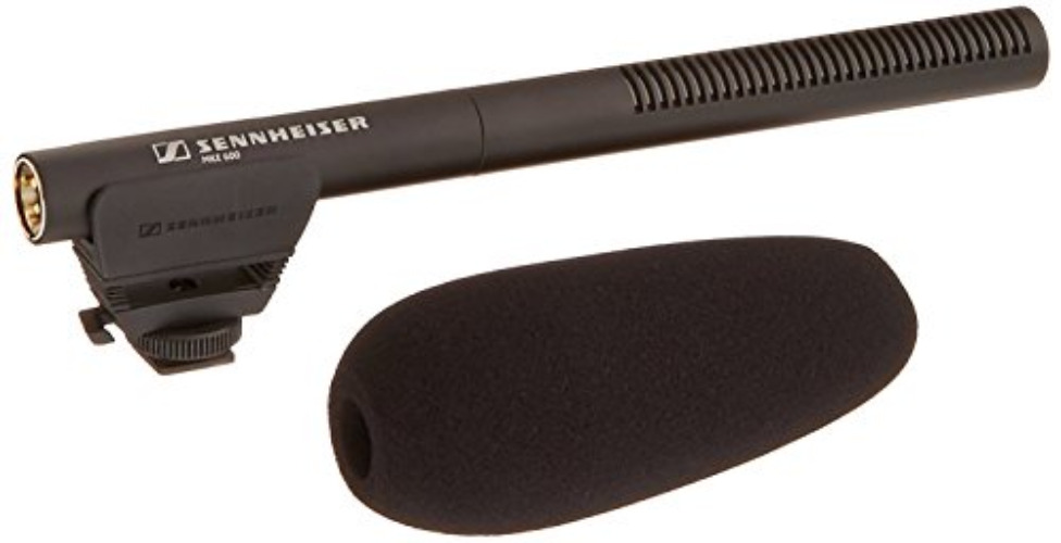 Sennheiser MKE600 Shotgun Microphone Professional Cannon Type, Bluetooth , Schwarz - MKE-600
