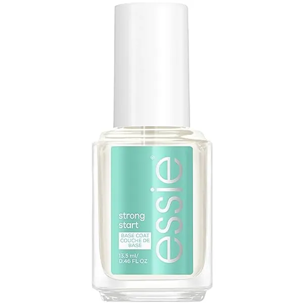 Maybelline essie Nail Polish Nail Care Strong Start Ridge Filling, Smoothing Nail Polish Clear Base Coat, 13.5ml