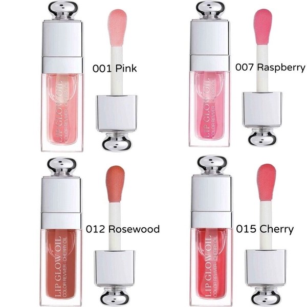 Dior Addict Lip Glow Oil 0.20 fl oz (Colors 001-007-012-01<wbr/>5) NEW + 1 FREE VIAL