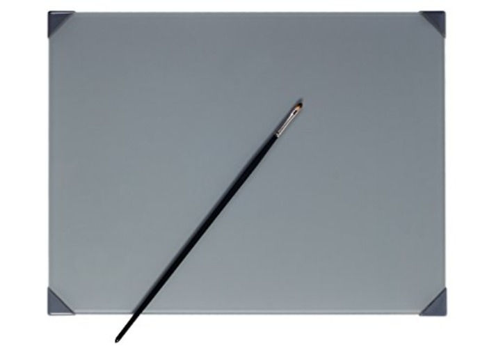 New Wave POSH Glass Artist Palette | Neutral Grey, 12 x 16 inches, Paint Palette, Painting Palette, Glass Palette, for Use with All Art Media, Oil Paint Palette - 12"x16" - Gray