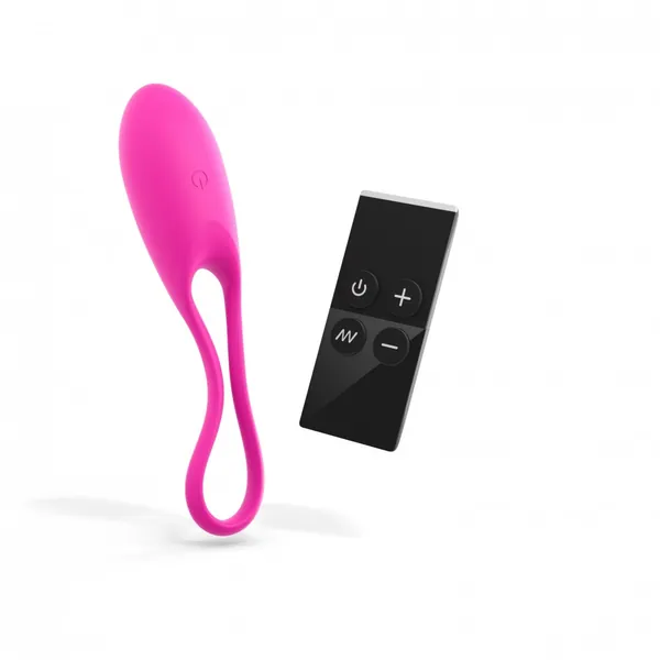 Ασύρματος Δονητής Σιλικόνης Feel Love Premium Silicone Remote Controlled Vibrator - Ροζ