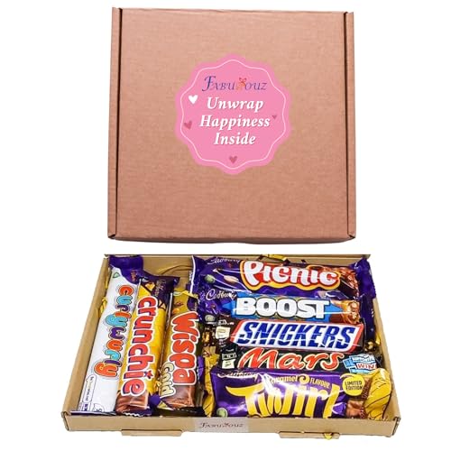 Chocolate Lover's Delight: 8-Bar Selection Gift Box | Ideal Sweets Gift | Perfect for Cadbury Dairy Milk Lovers, Birthdays, Parties & More | Unwrap Joy!