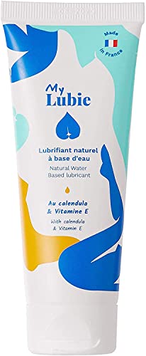 MY LUBIE - Gel Intime Lubrifiant Naturel à Base d'Eau Enrichi au Calendula et Vitamine E | Très Lubrifiant - Vegan - Hydratant - Emballage Éco-Responsable - Conçu & Fabriqué en France - 75 ml - 75 ml