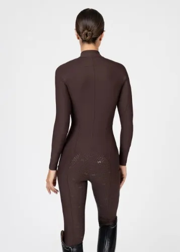 Femme Riding Jumpsuit (Chocolate)