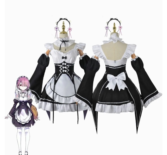 rem & ram maid cosplay