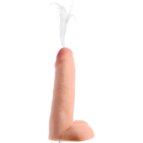 8 Inch Realistic Dual Density Squirting Dildo - Loadz 8 Inch