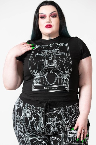 Devil's Spell Tee [PLUS] - Resurrect - Black / 100% Cotton / 4XL||f820bf40-0fbc-4db4-bd1b-b7bd43b062e2