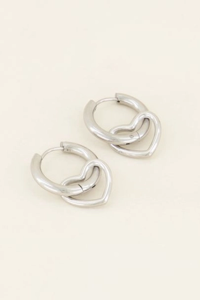 MyJewellery Oorringen met open hartje
