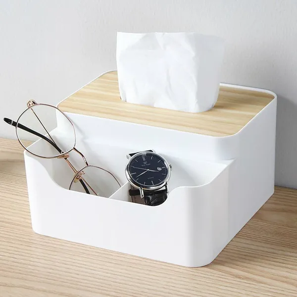 Modern Desk Tidy (with Tissue Box)