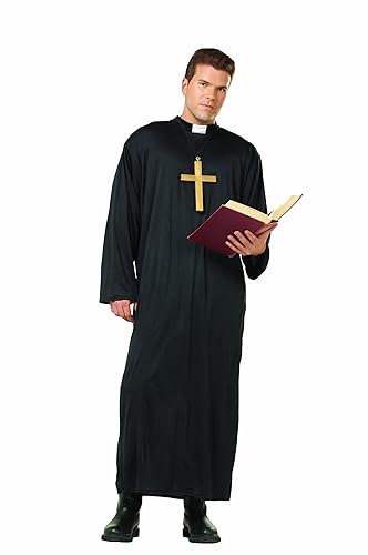 RG Costumes Priest - One Size - Black