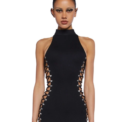 Lace Up Sexy Bodycon Dress