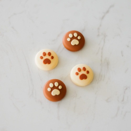 Chocolate Wafers Paw Thumb Grips (2 Sizes Available) - For Nintendo Switch