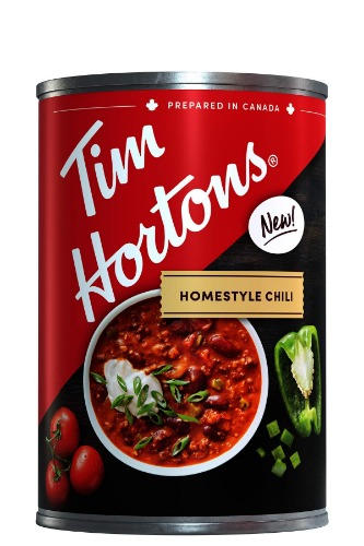 Tim Hortons Homestyle Beef Chili, Ready-to-Serve, 425g Can