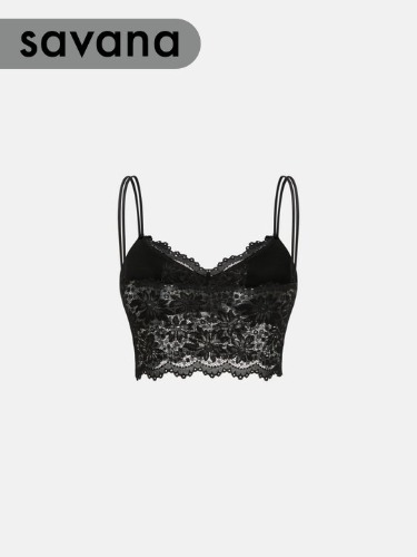 Lace-trimmed Freedom Bra