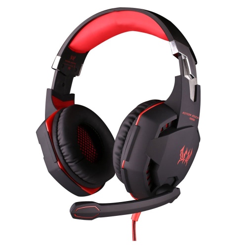 Dragon Stealth G21Z LED Vibration Gaming Headphone with Microphone - Red