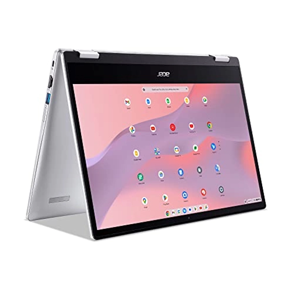 Acer Chromebook Spin 314 Convertible Laptop | Intel Pentium Silver N6000 | 14" HD Corning Gorilla Glass Touch Display | 4GB LPDDR4X | 128GB eMMC | Intel Wi-Fi 6 AX201 | Chrome OS | CP314-1H-P9G7 - Notebook Only - 4GB / 128GB / 14" HD