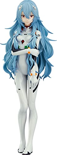 Good Smile Rebuild of Evangelion: Rei (Long Hair Ver.) Pop Up Parade PVC Figure, Multicolor