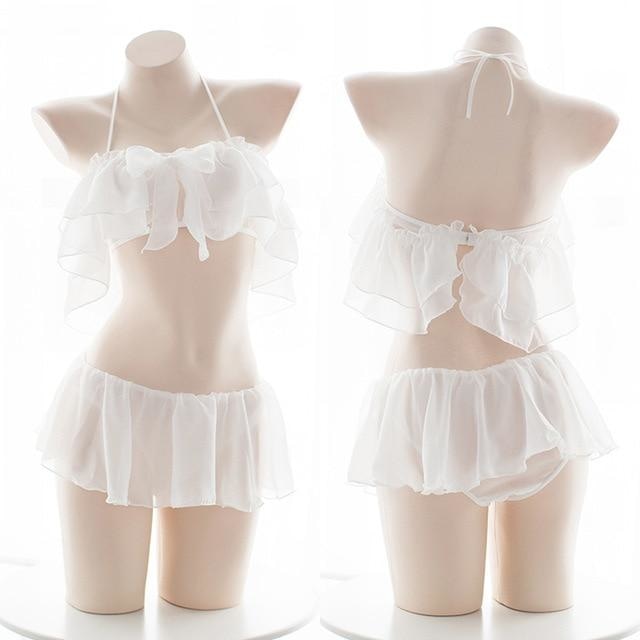 Ethereal Princess Lingerie Set - White