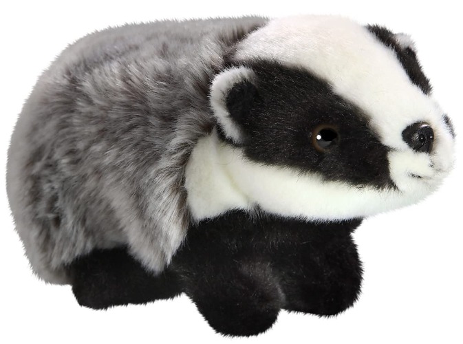 Badger 9.5 inches, 24cm, Plush Toy, Soft Toy, Stuffed Animal 2964 - 